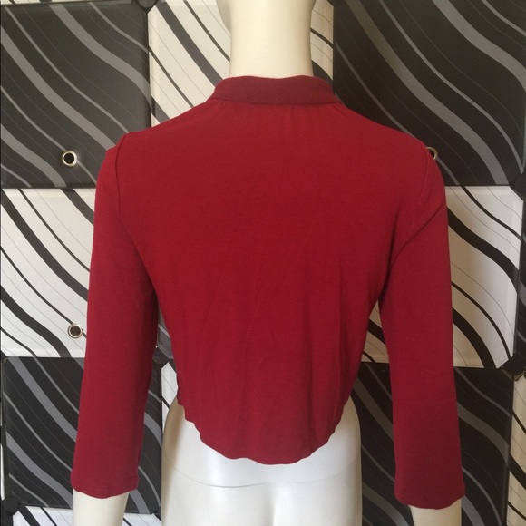 Burgundy Cardigan - Picture 4 of 10